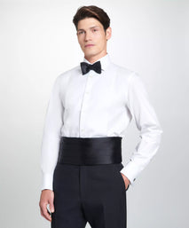 Black Silk Satin Cummerbund