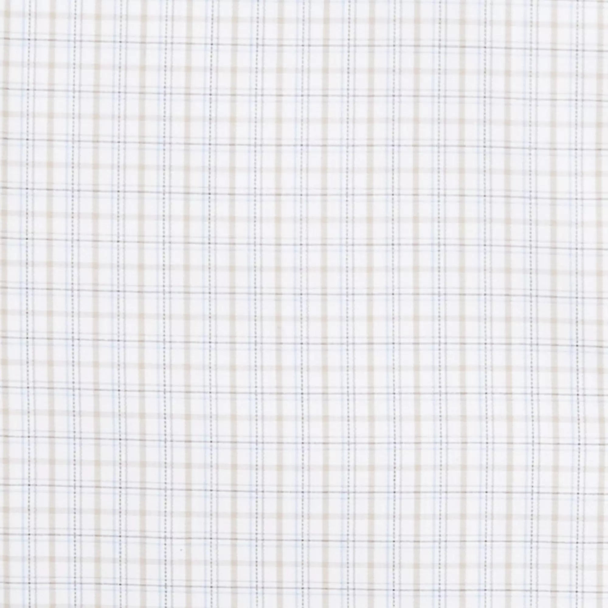 Beige & White Classic Fit Shadow Casual Check Formal Shirt