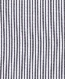 Navy & White Classic Fit Supraluxe Fine Bengal Formal Shirt