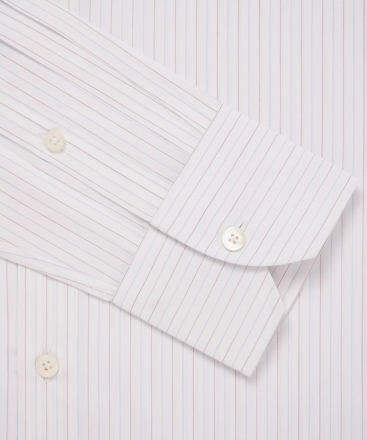 Multi & White Tailored Fit Fine City Multi Stripe Formal Shirt