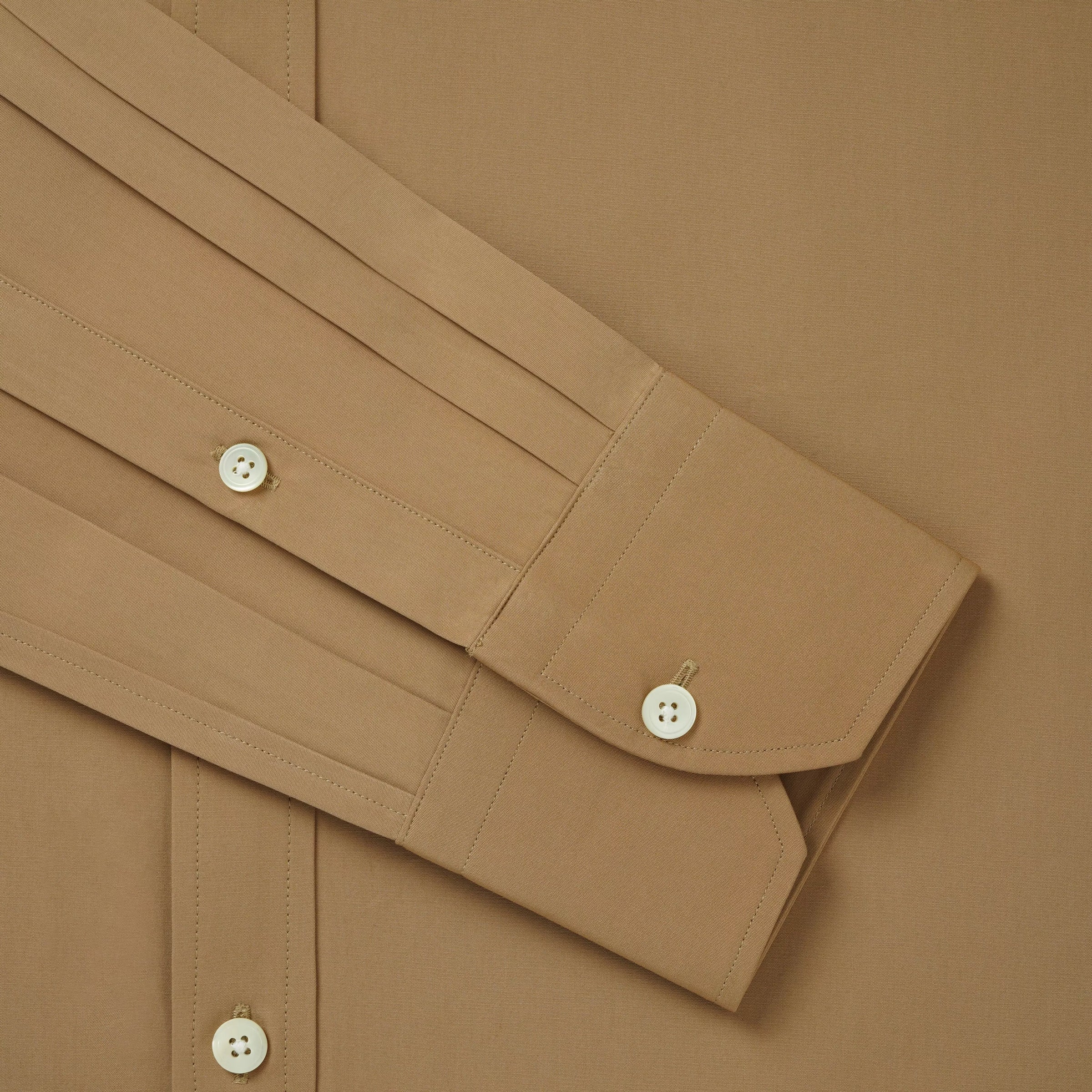 Camel Slim Fit Soft Finish Poplin Formal Shirt